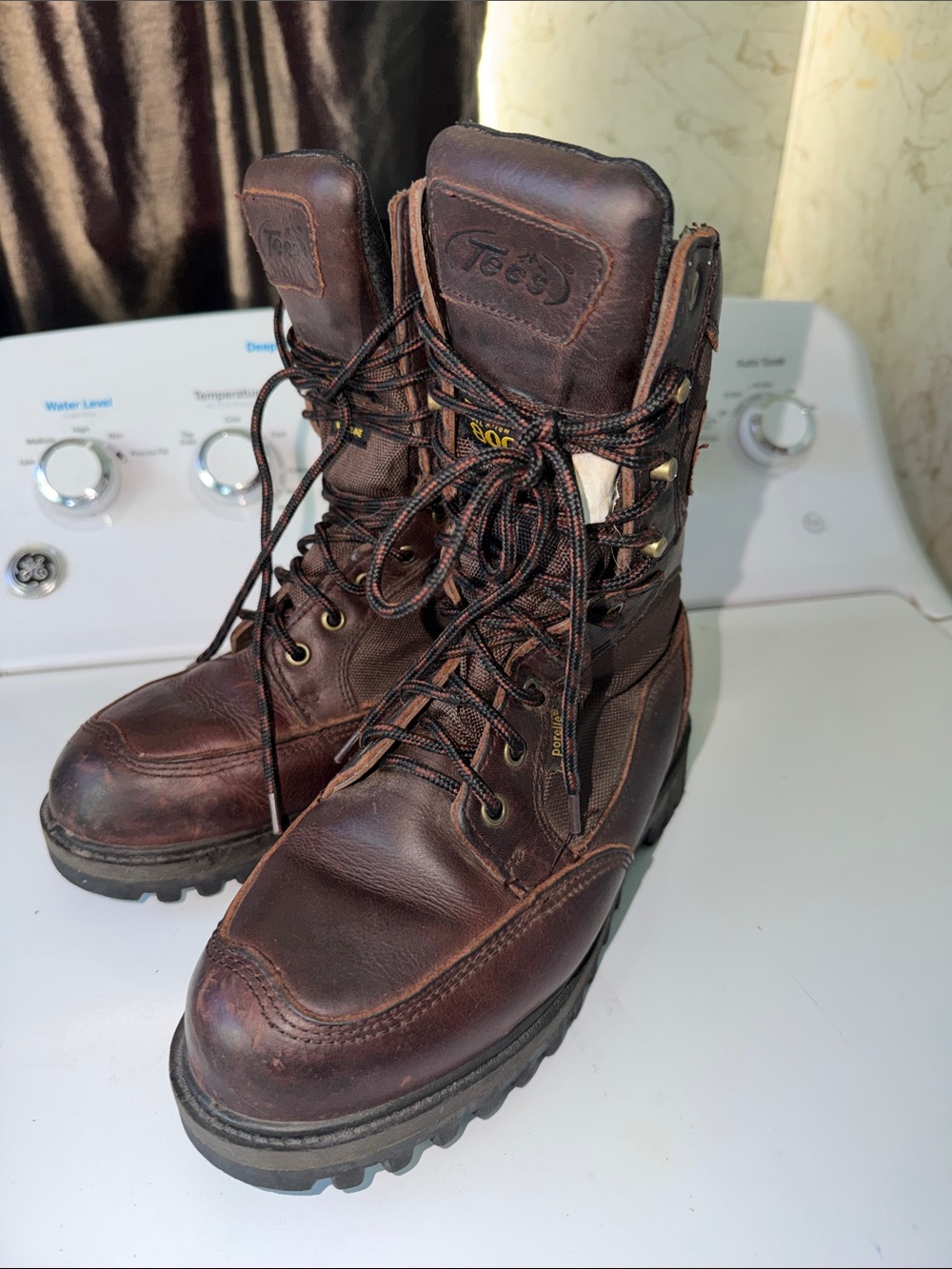 Tec’s Leather work boots waterproof oil resistant men’s 6.5